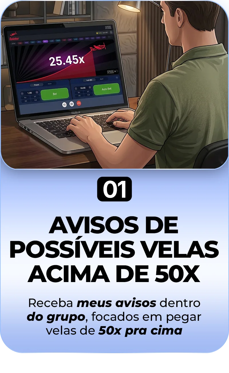 Passo 1 do grupo Thay Aviator